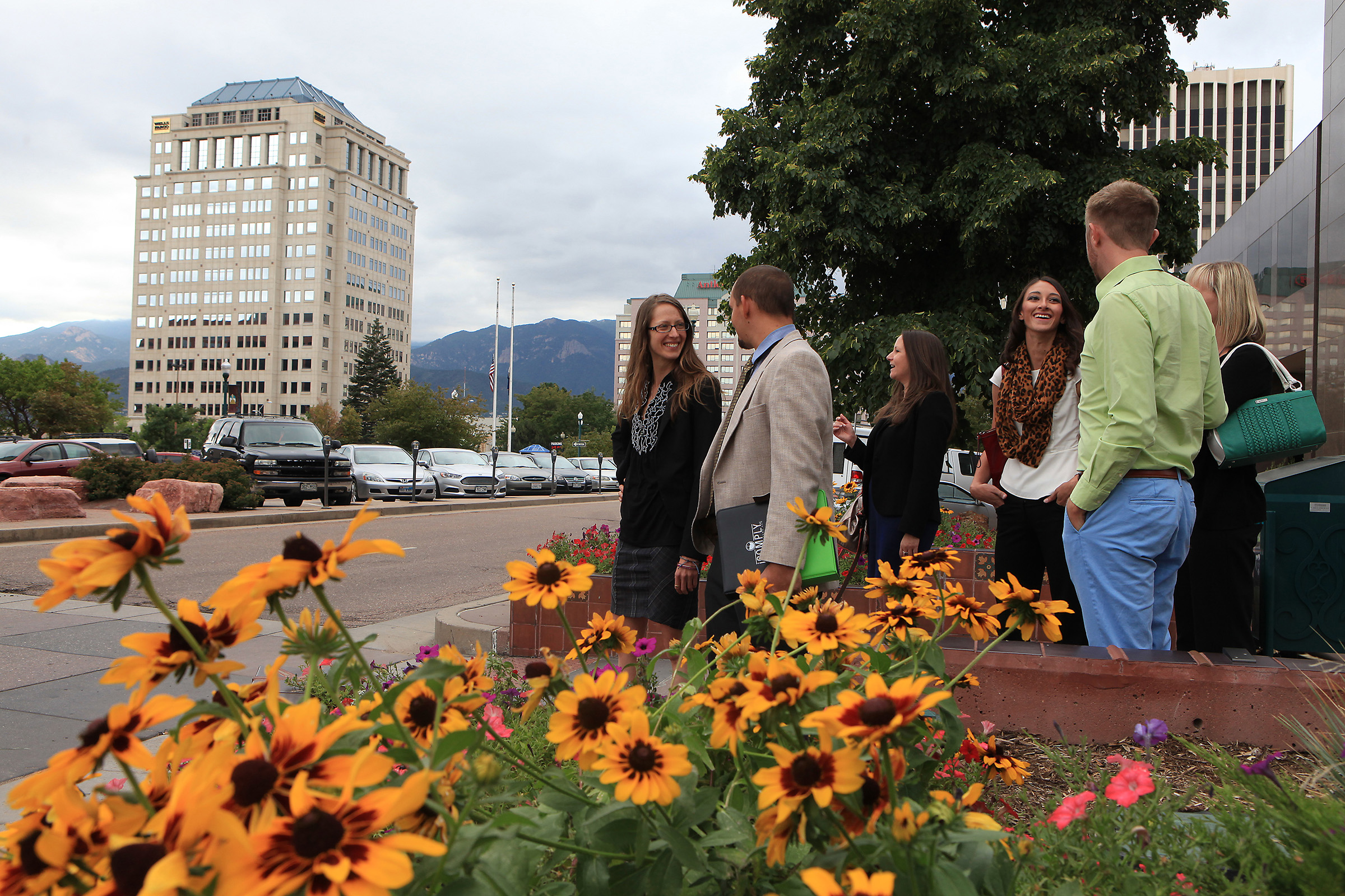 Young Professionals in Downtown Colorado Springs