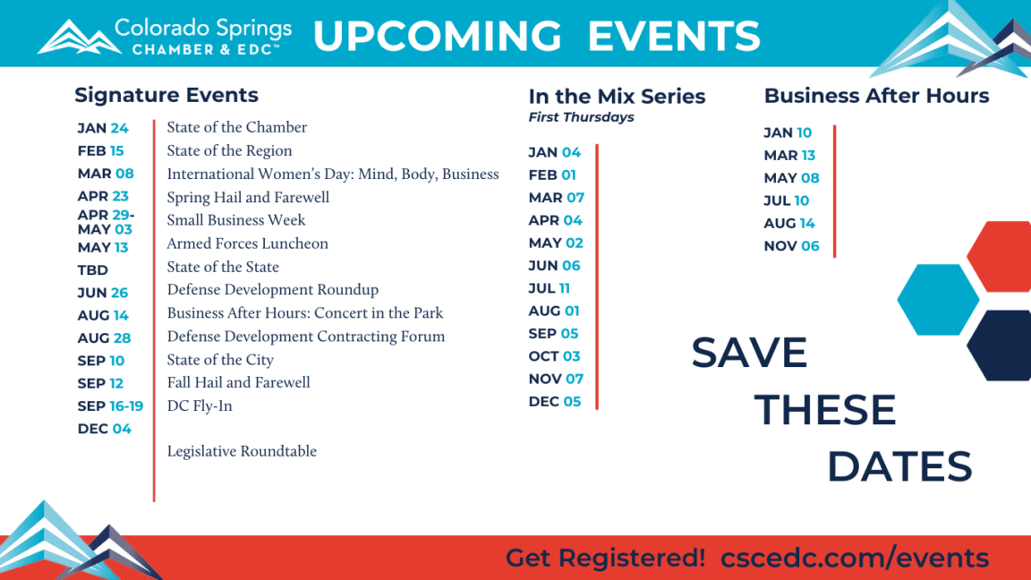 2024 Events Colorado Springs Chamber & EDC